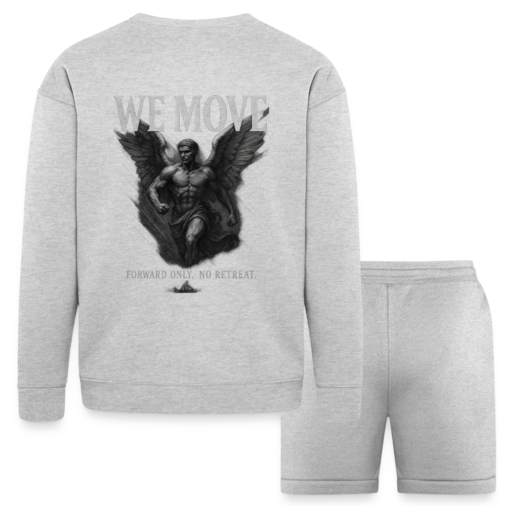 FVO | WE MOVE Unisex Sweatshirt & Short Set - heather gray