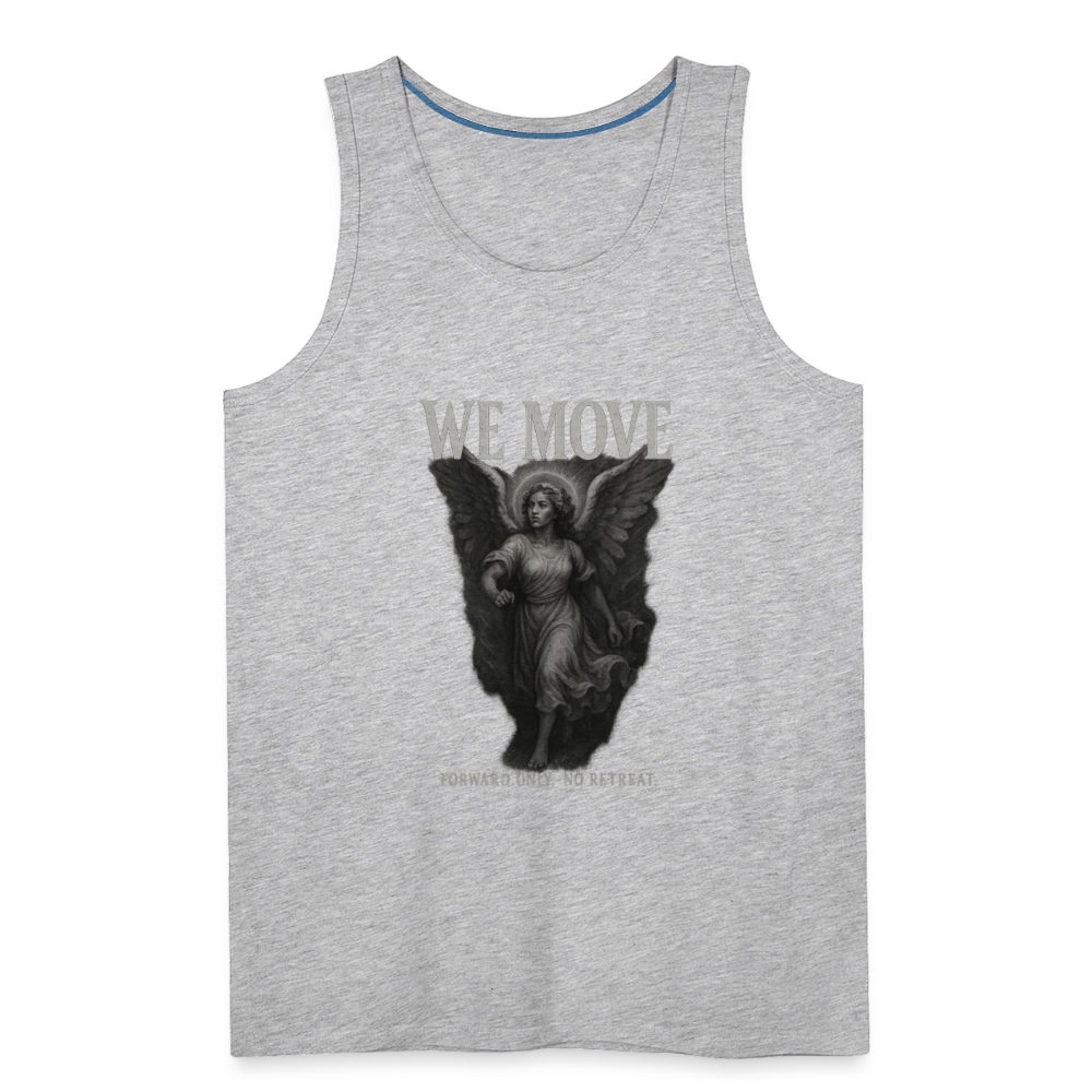 CR - Men's Premium Tank Top - WE MOVE | Forward Only. No Retreat shop the vibe at chullosrepublic.com