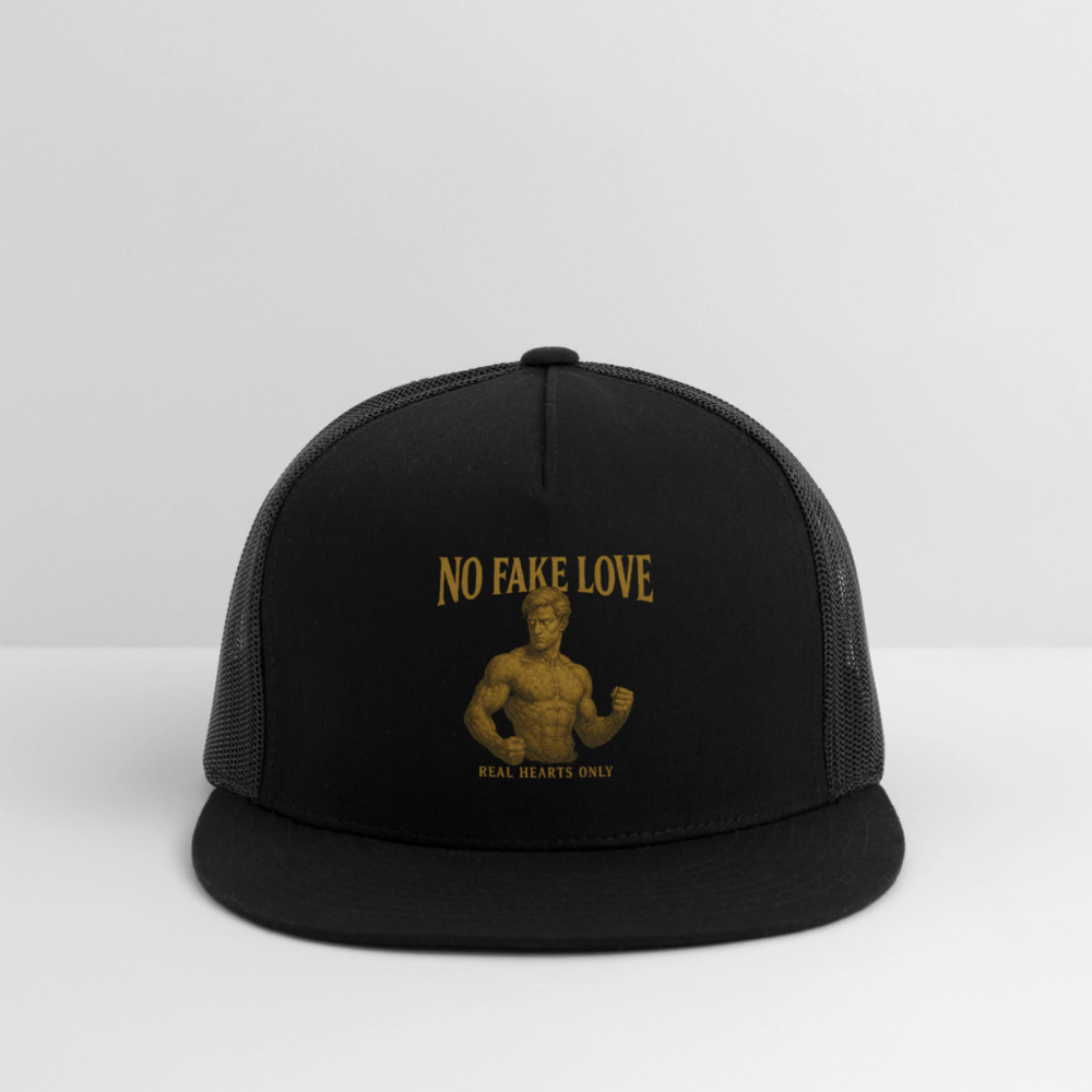 CR - No Fake Love - Real Hearts Only | Trucker Hat shop the vibe at chullosrepublic.com