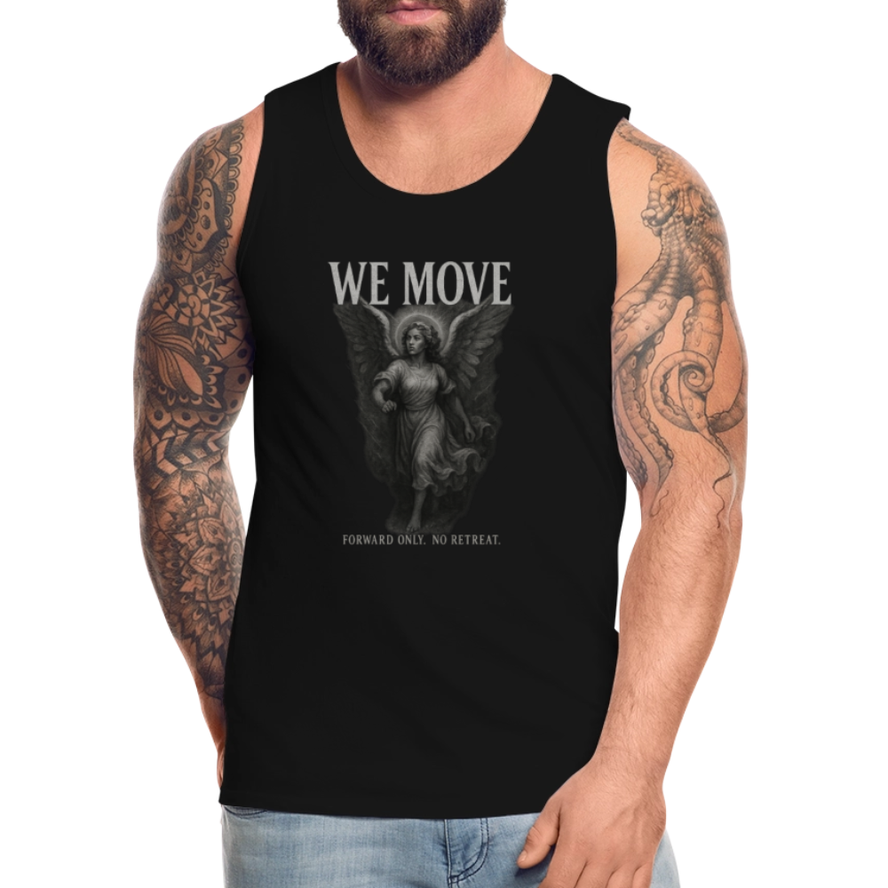 CR - Men's Premium Tank Top - WE MOVE | Forward Only. No Retreat shop the vibe at chullosrepublic.com