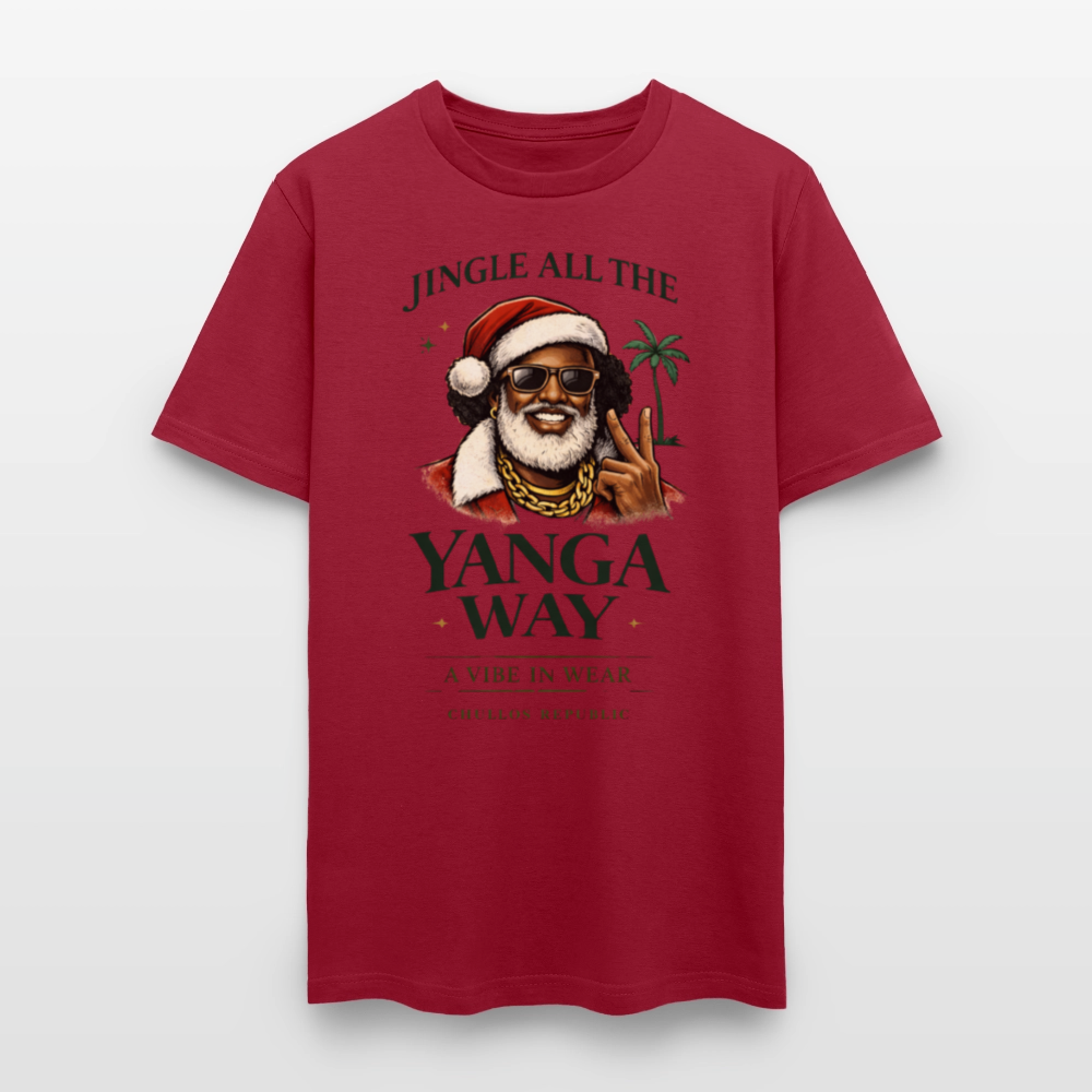 Christmas Yanga way | Men's T-Shirt - dark red