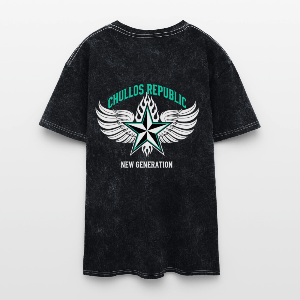 IDAN MODE — The Idan Washed Tee III - mineral black