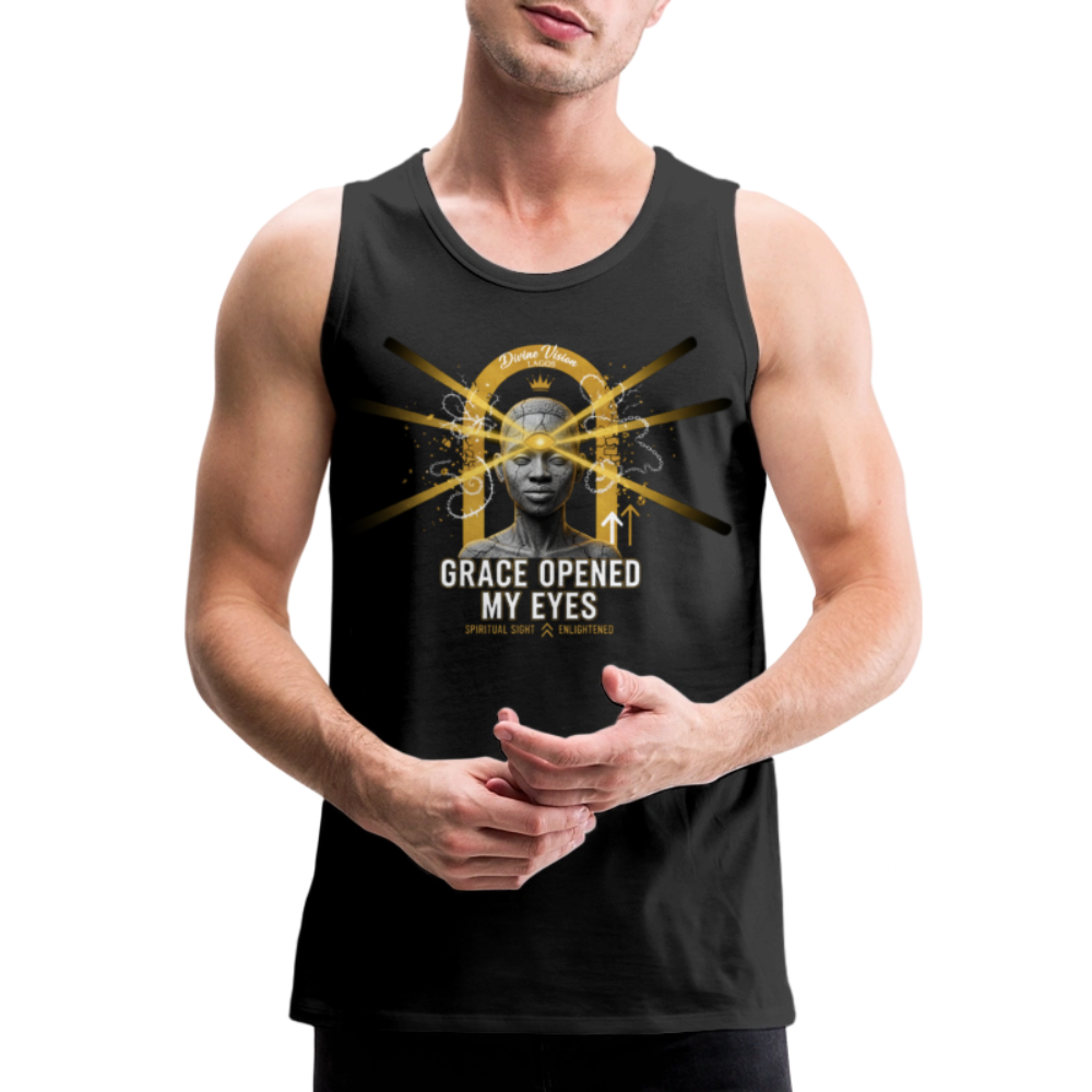 CR - Men's Premium Tank Top - Grace Opened My Eyes shop the vibe at chullosrepublic.com