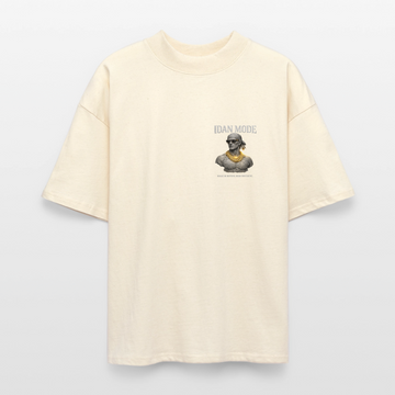 IDAN MODE BRUTALIST MOCK-NECK TEE // FP - natural raw