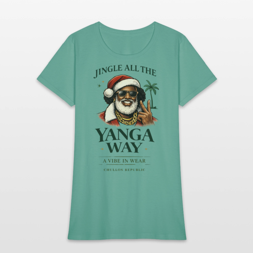Christmas Yanga Way - Women's T-Shirt - aquatic