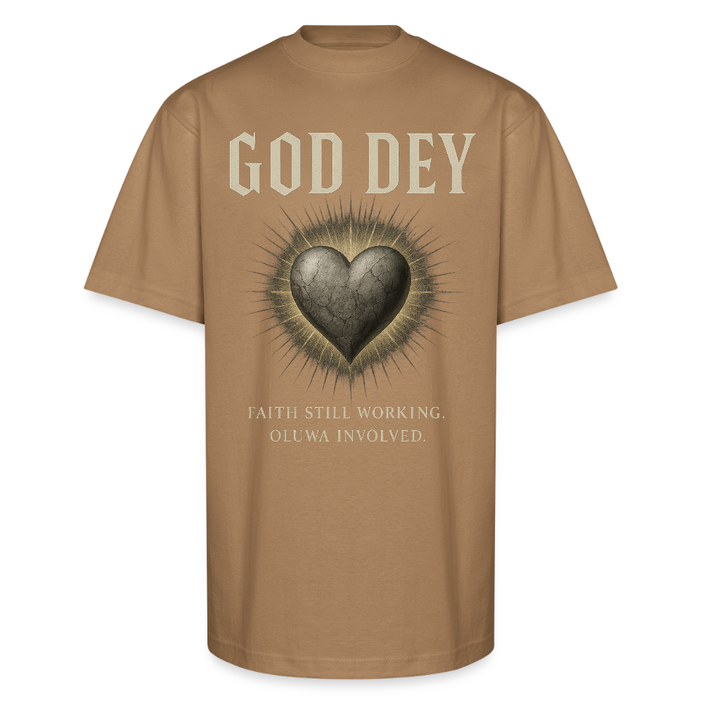 CR - God Dey | Active Faith - Unisex Oversized Heavyweight T-Shirt shop the vibe at chullosrepublic.com