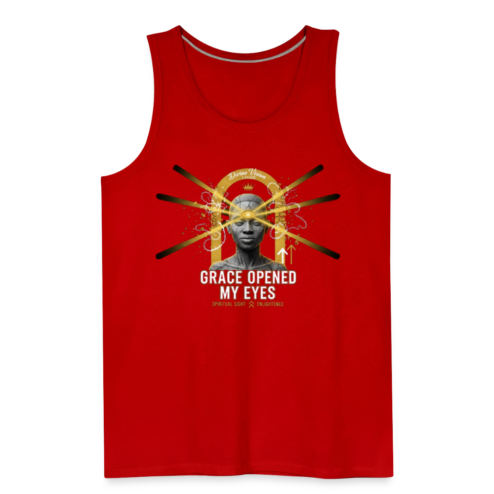 CR - Men's Premium Tank Top - Grace Opened My Eyes shop the vibe at chullosrepublic.com