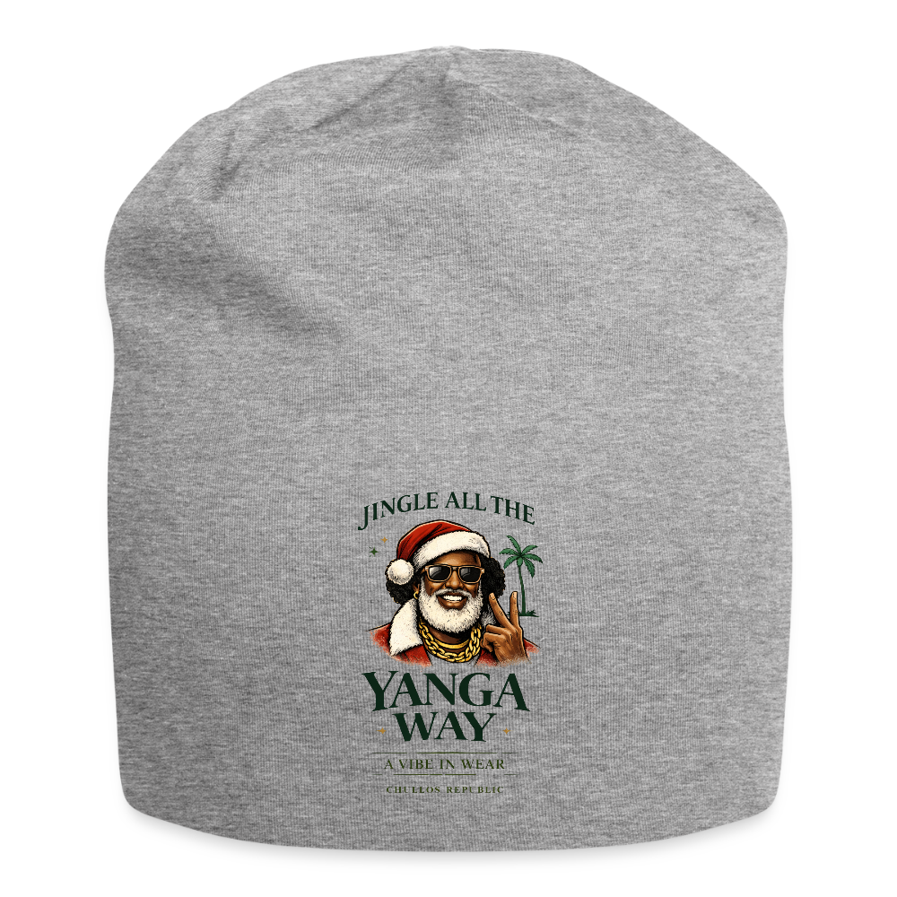 Christmas Yanga way | Jersey Beanie - heather gray