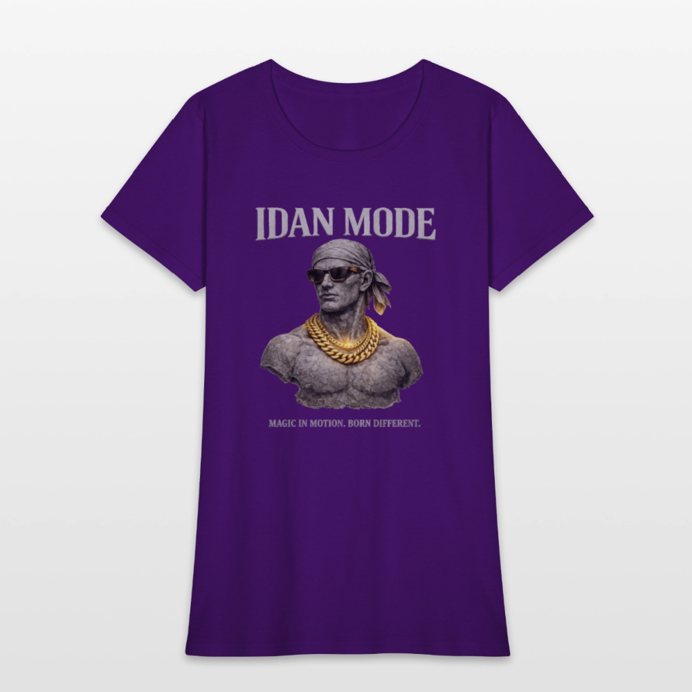 IDAN Mode - Women's T-Shirt | Lagos Streetwear - purple