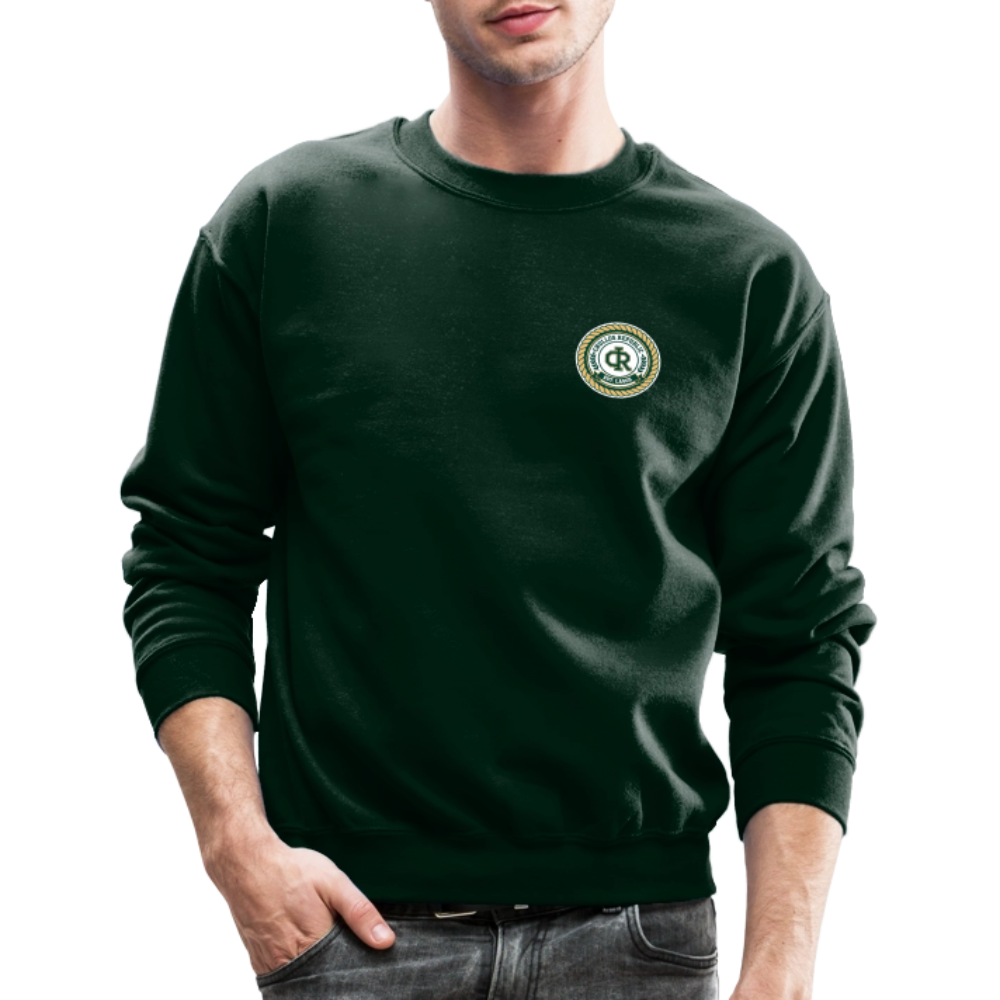 IDAN MODE — The CR Seal Crewneck - forest green