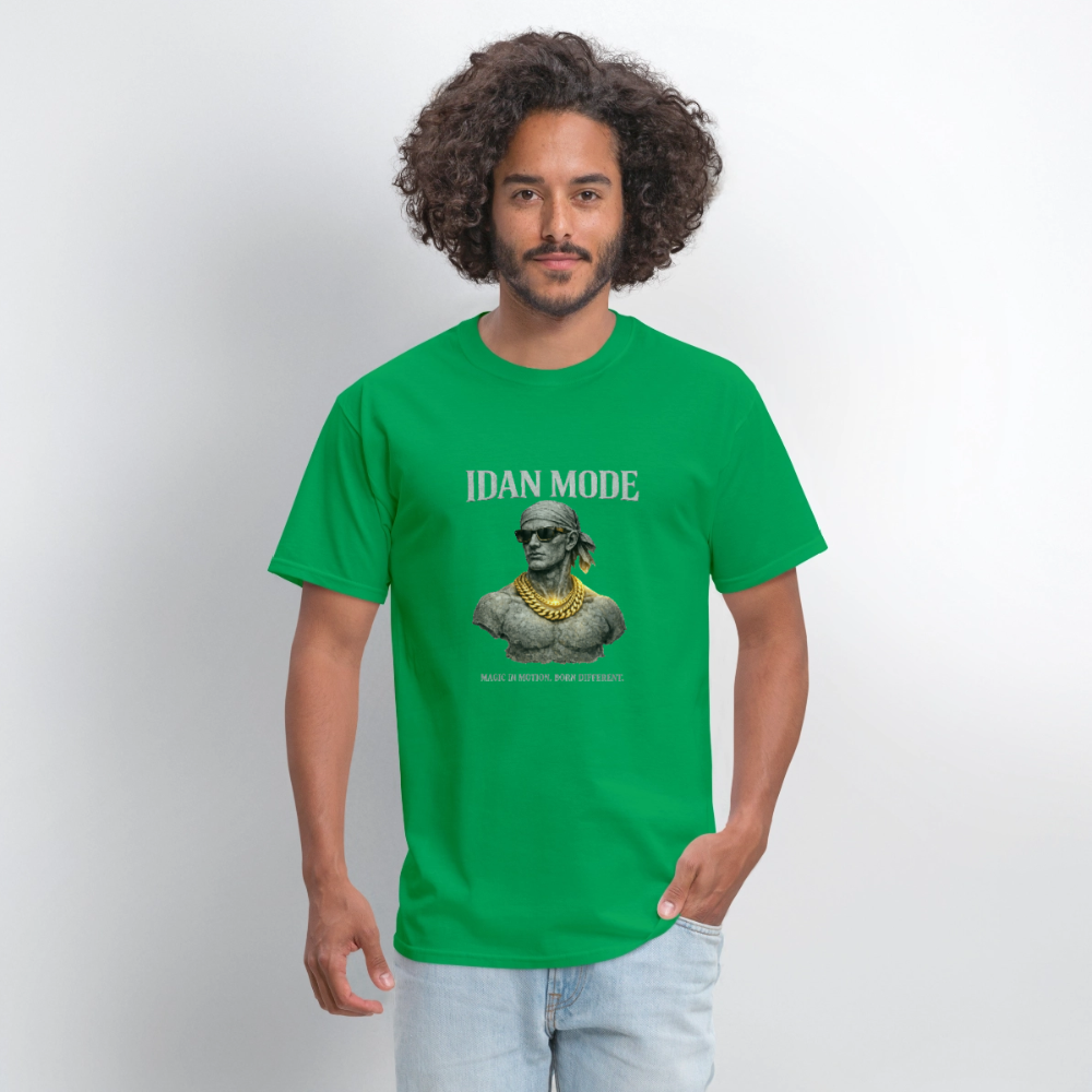IDAN MODE - Men's T-Shirt | Lagos Streetwear - bright green