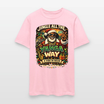 Jingle All The Yanga Way | Men's T-Shirt - pink