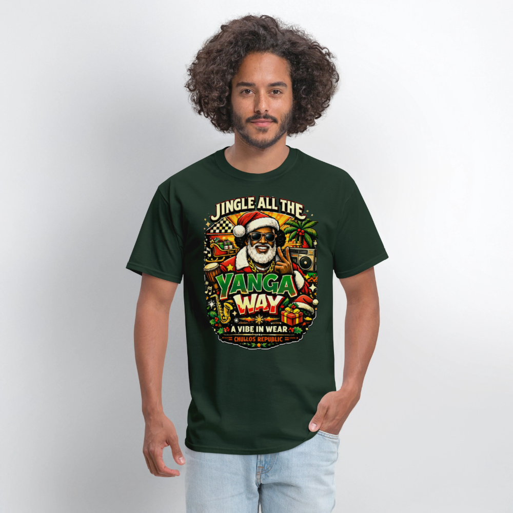 Christmas Yanga | Men's T-Shirt - forest green