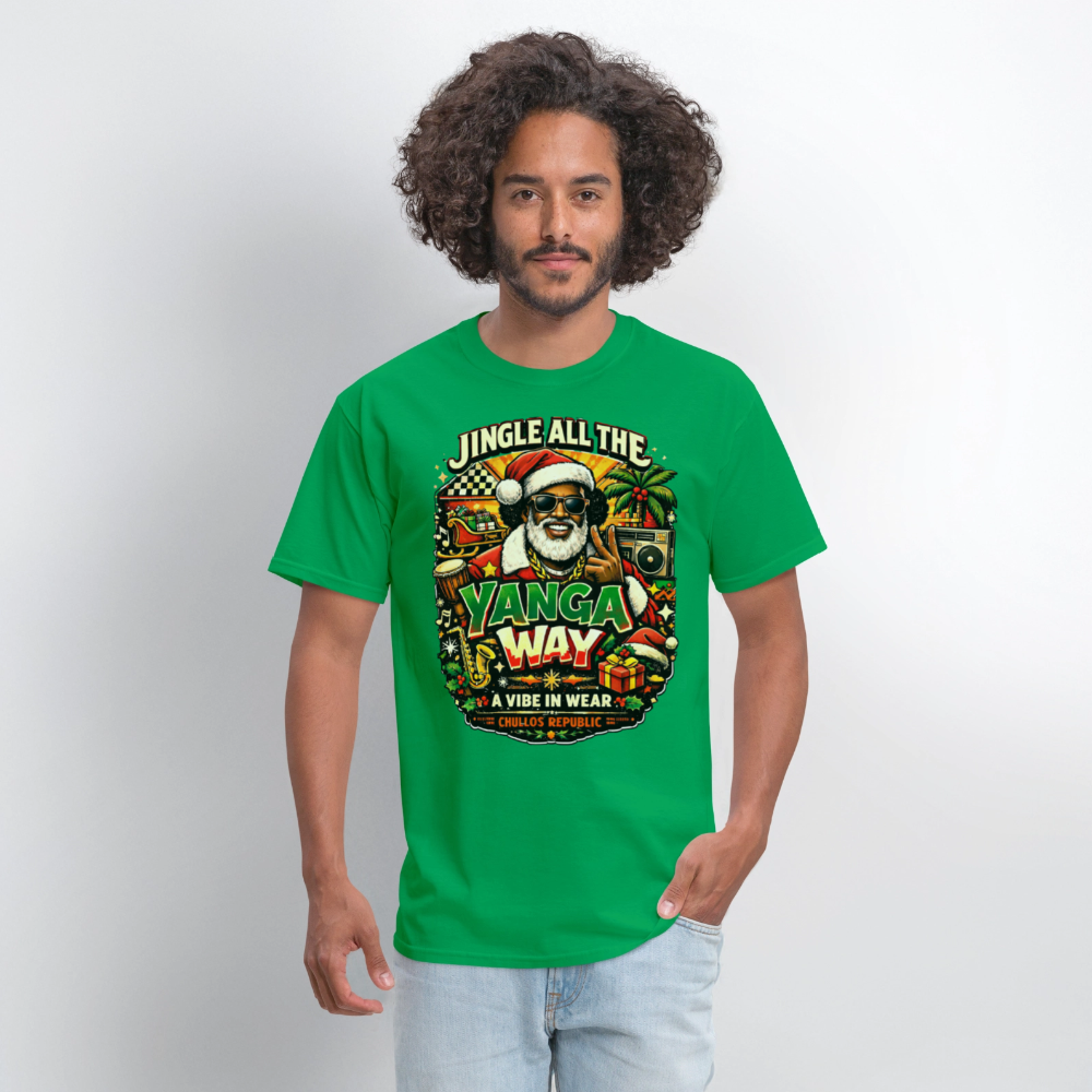Christmas Yanga | Men's T-Shirt - bright green
