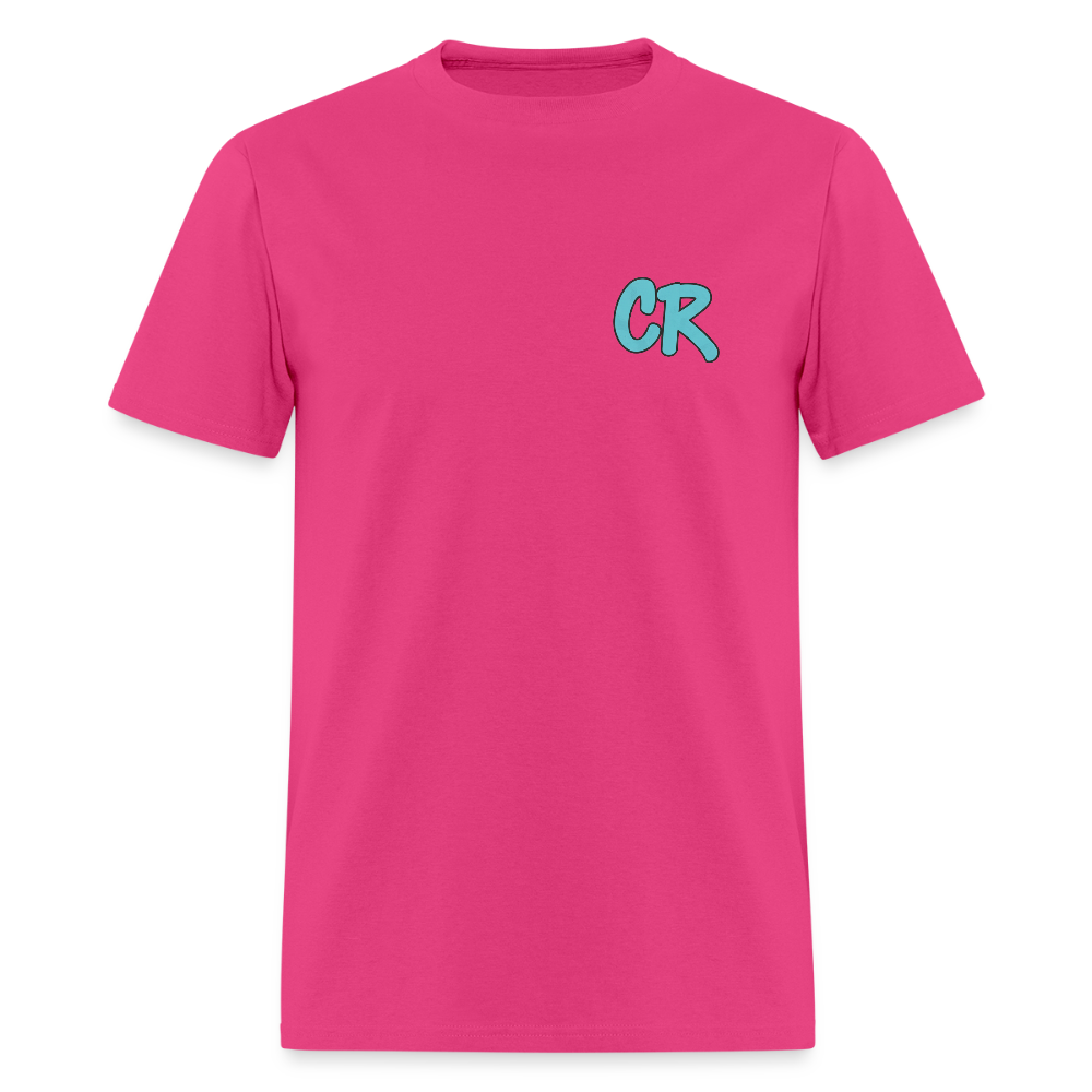 Men's IM ACTIVE T-Shirt | Front & Back - fuchsia