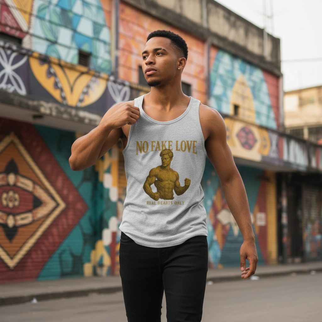 No Fake Love Men's Tank – Lagos Streetwear