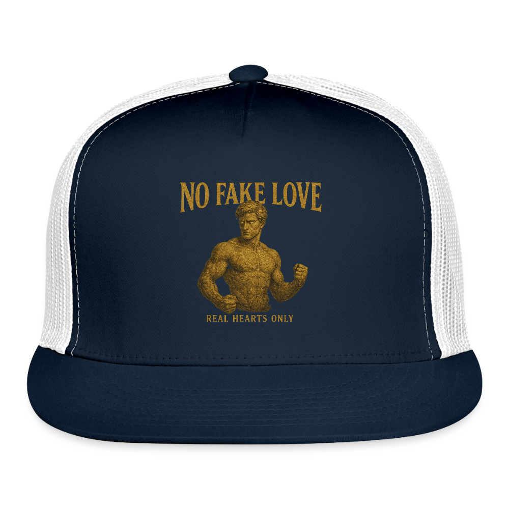 CR - No Fake Love - Real Hearts Only | Trucker Hat shop the vibe at chullosrepublic.com