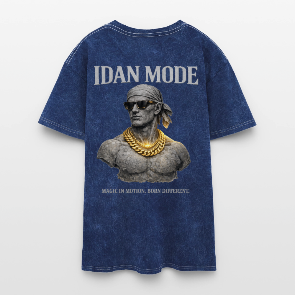 IDAN MODE — The Idan Washed Tee II - mineral navy