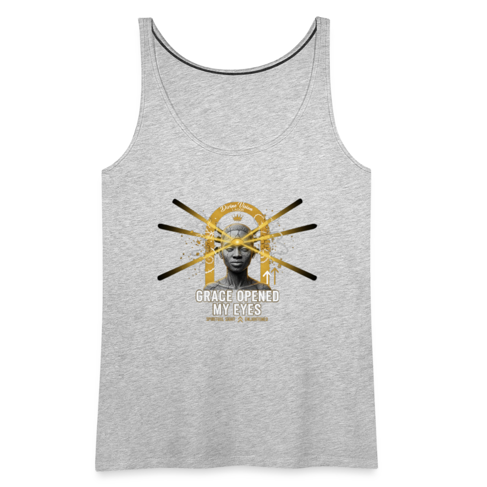 CR - Women's Premium Tank Top - Grace Opened My Eyes shop the vibe at chullosrepublic.com
