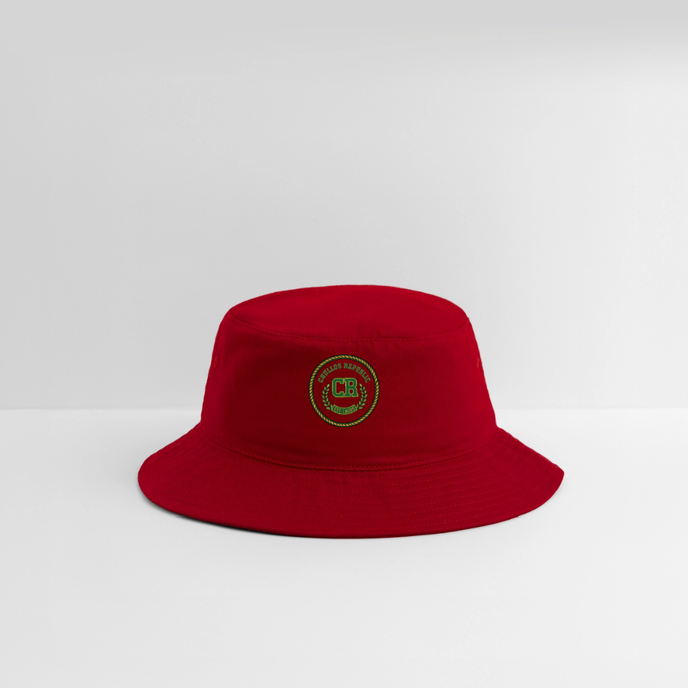 Signature Bucket Hat - red