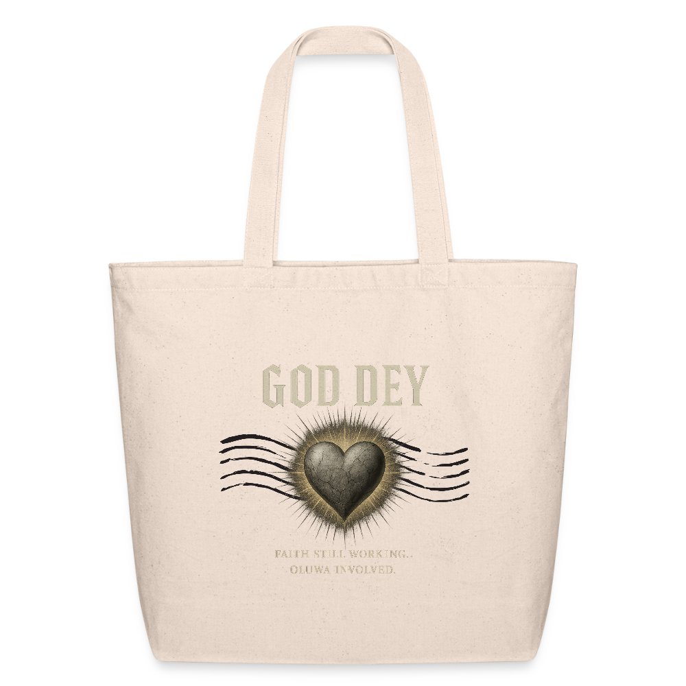 CR - God Dey | Eco-Friendly Cotton Tote shop the vibe at chullosrepublic.com