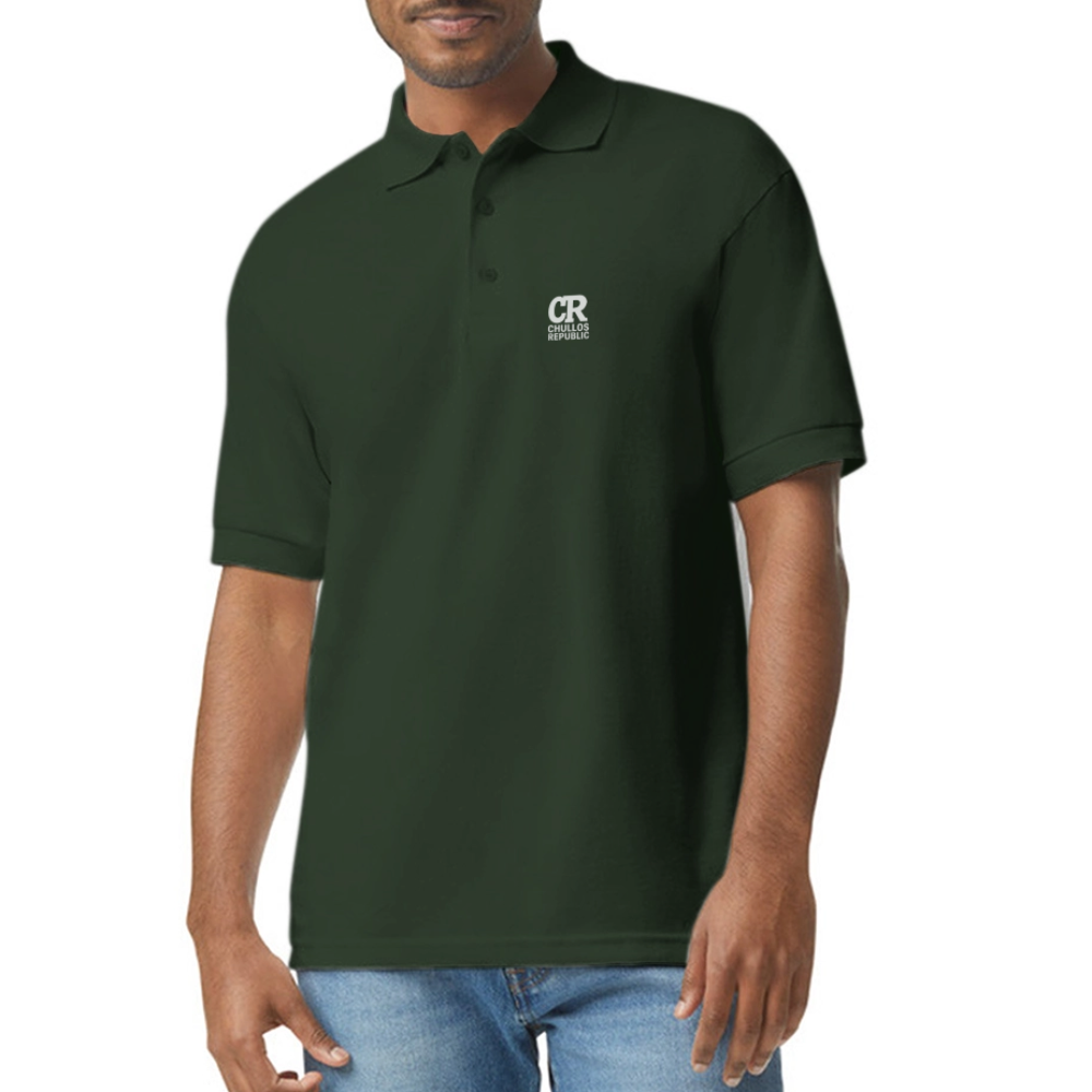 CR - Signature Unisex Polo Jersey shop the vibe at chullosrepublic.com