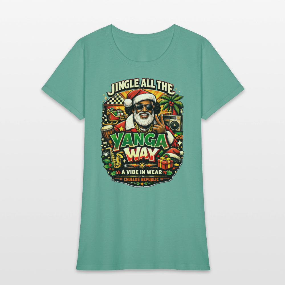 Christmas Yanga | Women's T-Shirt - aquatic