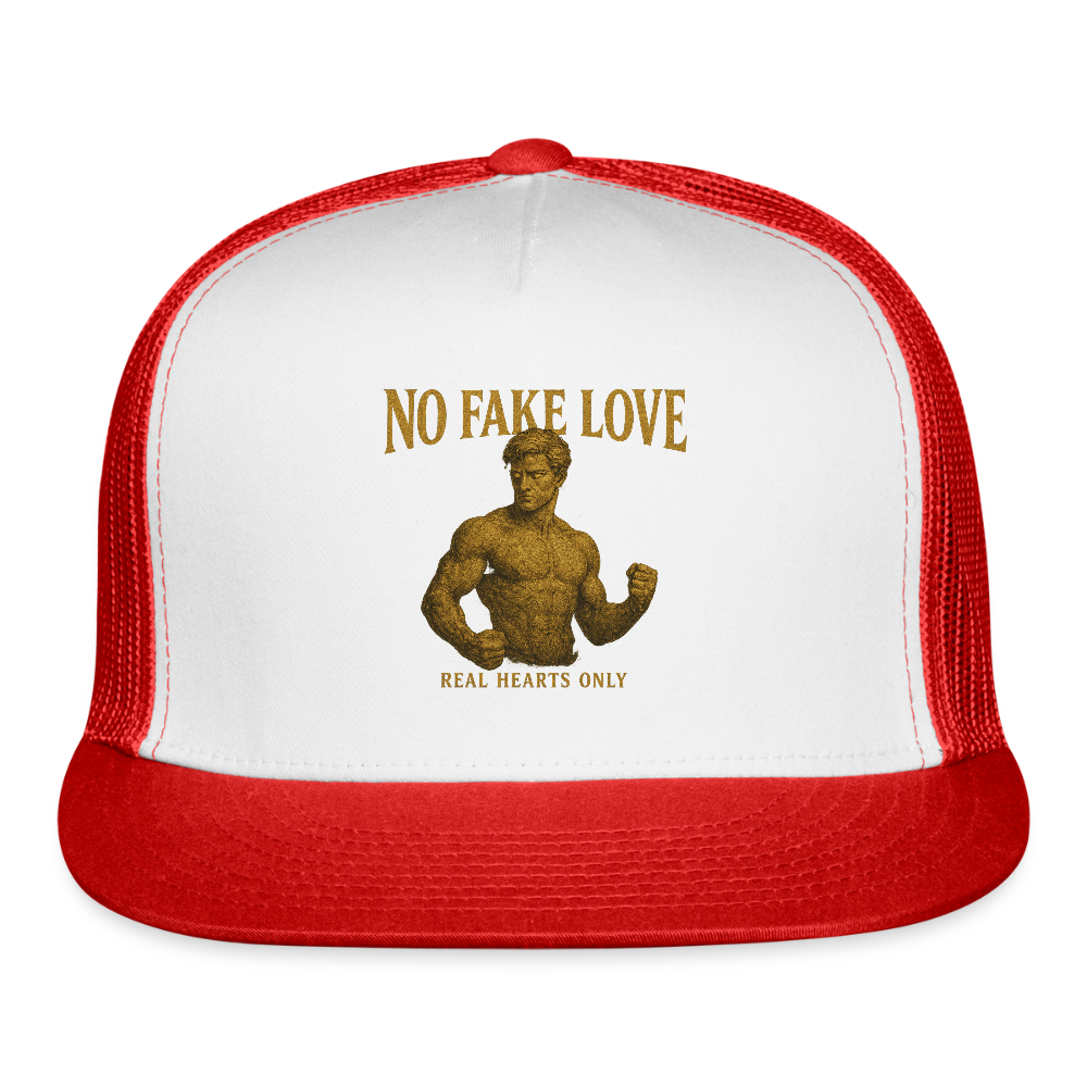 CR - No Fake Love - Real Hearts Only | Trucker Hat shop the vibe at chullosrepublic.com