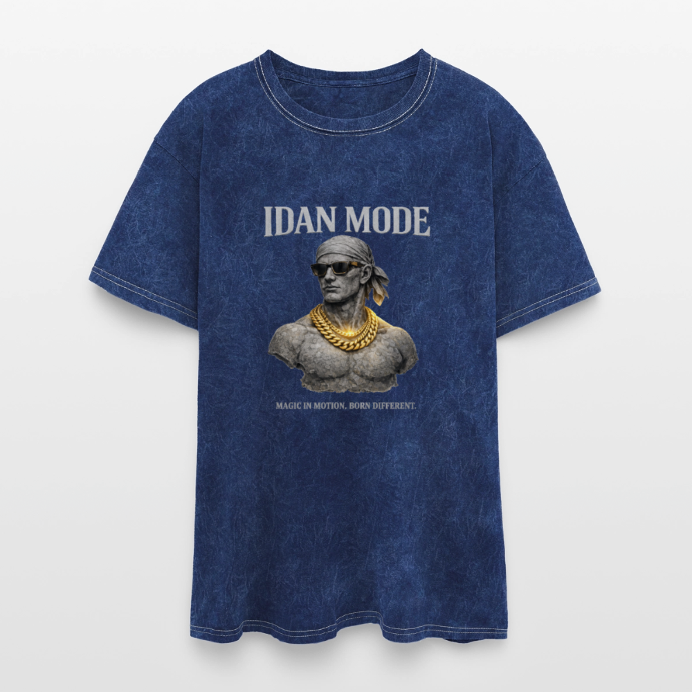 IDAN MODE MINERAL WASH VINTAGE TEE // FC-BF - mineral navy