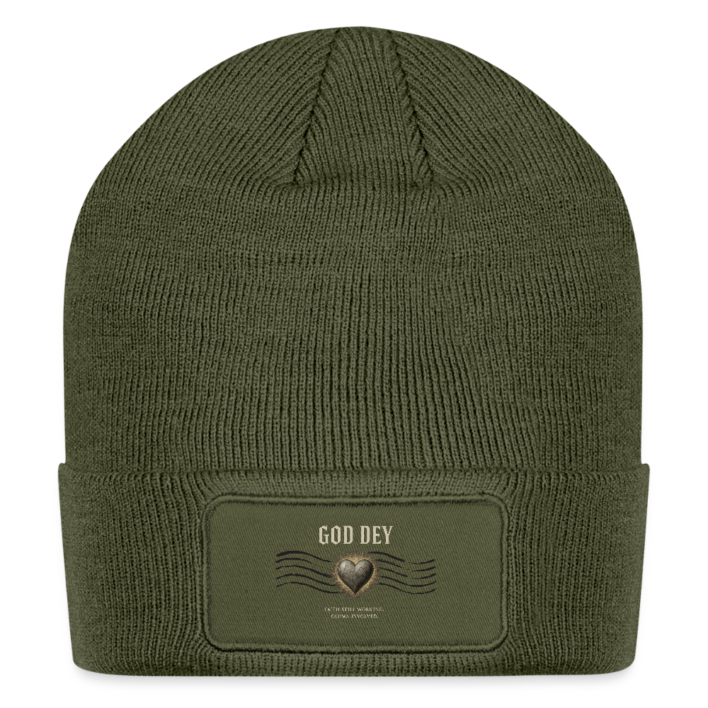CR - God Dey - Active Faith | Patch Beanie shop the vibe at chullosrepublic.com