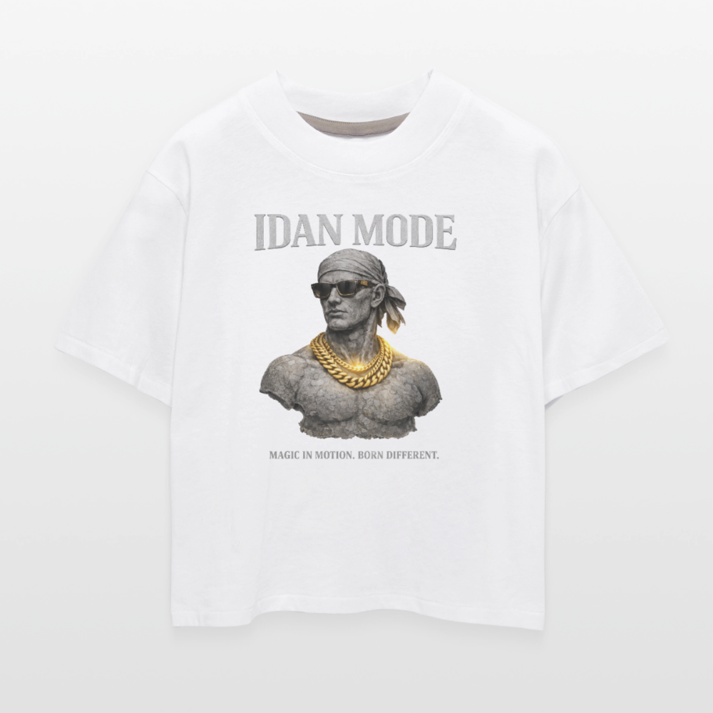 IDAN MODE | Women's Boxy Tee - white