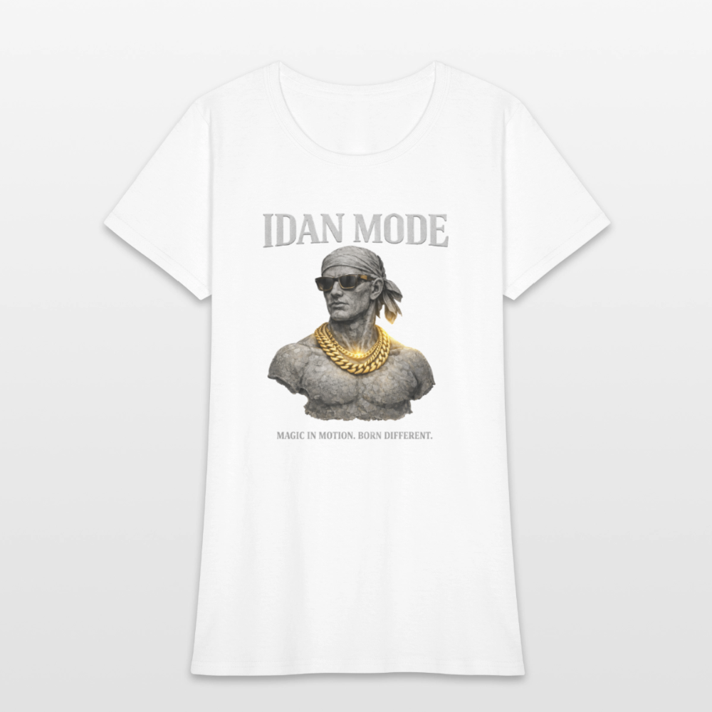 IDAN Mode - Women's T-Shirt | Lagos Streetwear - white