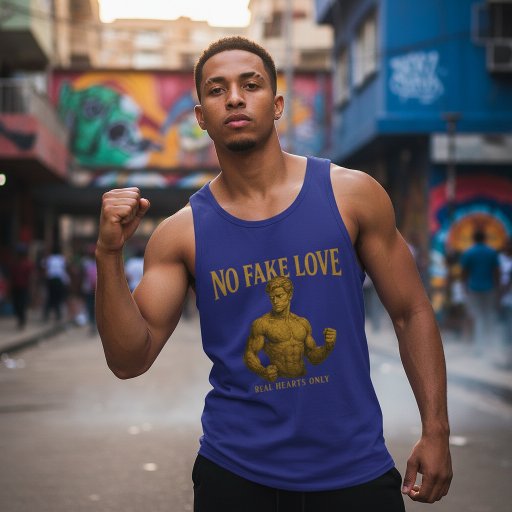 No Fake Love Men's Tank – Lagos Streetwear
