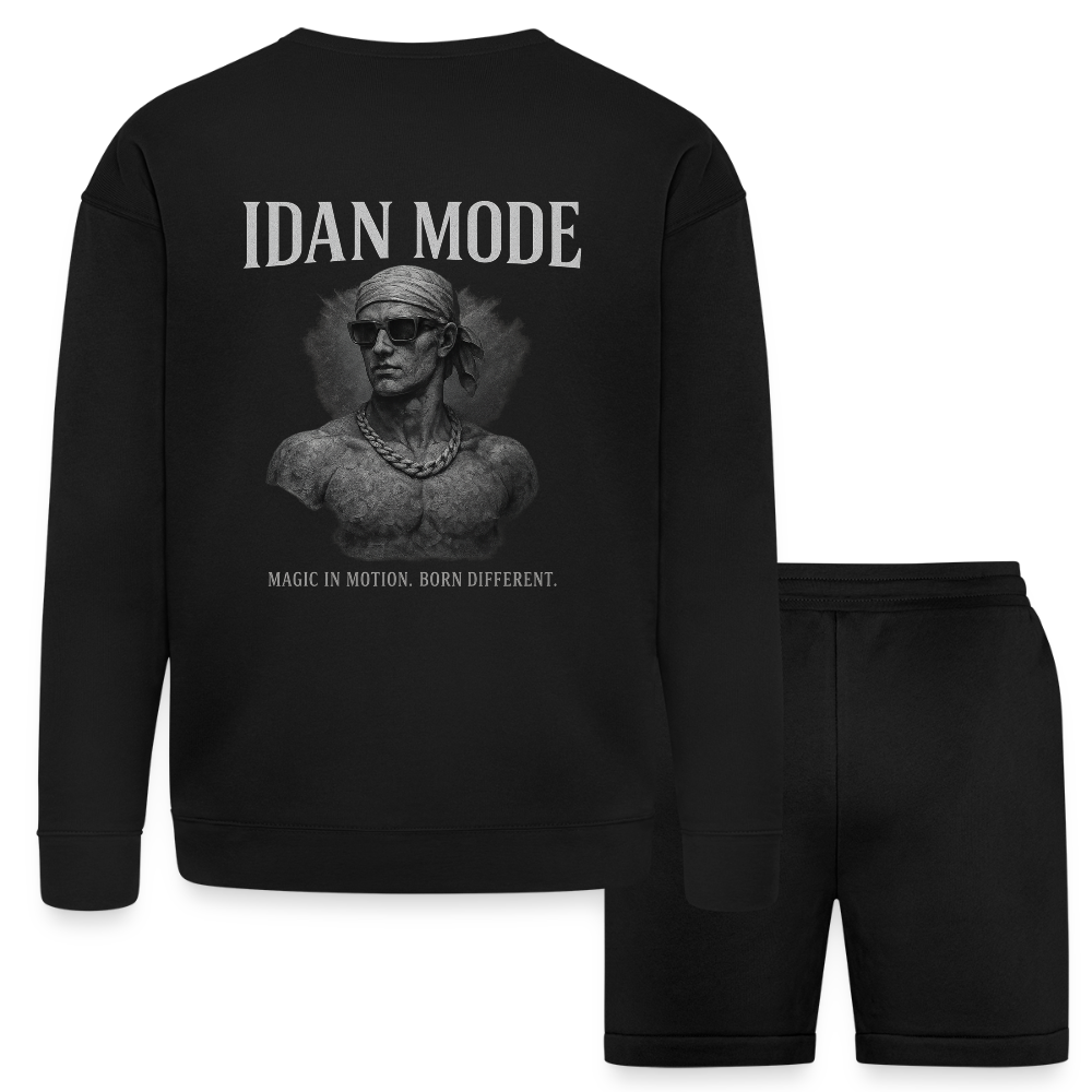 FVO | IDAN MODE Unisex Sweatshirt & Short Set - black