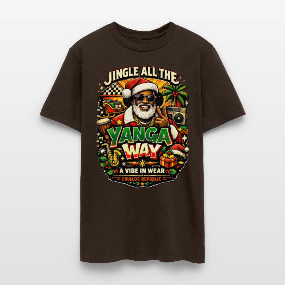 Christmas Yanga | Men's T-Shirt - brown