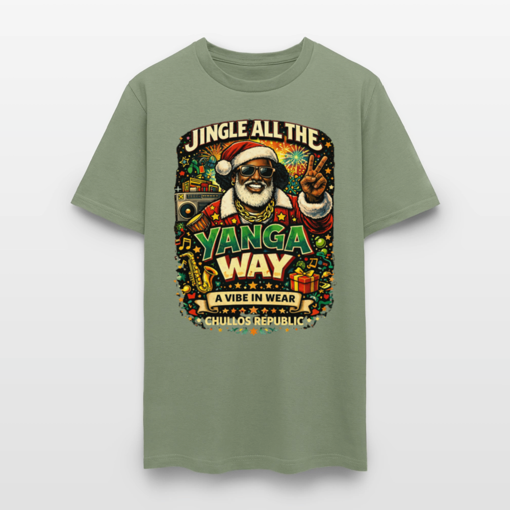 Jingle All The Yanga Way | Men's T-Shirt - military green