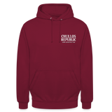 Full Vibes Only Unisex Hoodie – Lagos Streetwear Energy & Global Style - bordeaux