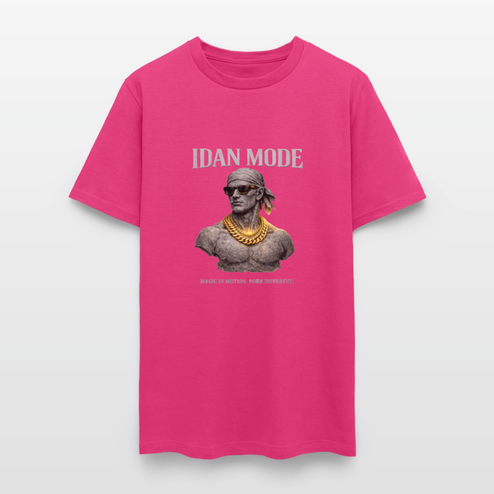 IDAN MODE - Men's T-Shirt | Lagos Streetwear - fuchsia