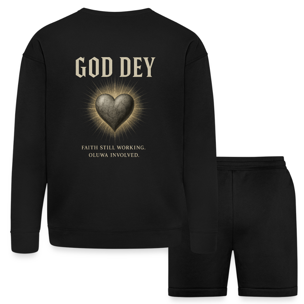 FVO - God Dey Unisex Sweatshirt & Short Set shop the vibe at chullosrepublic.com