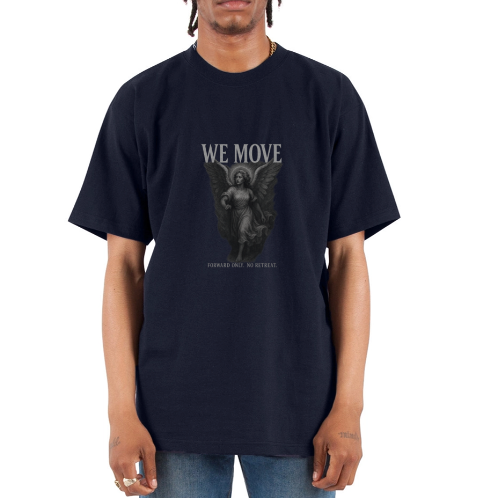 CR - We Move - Forward only | Unisex Oversized HQ T-Shirt shop the vibe at chullosrepublic.com