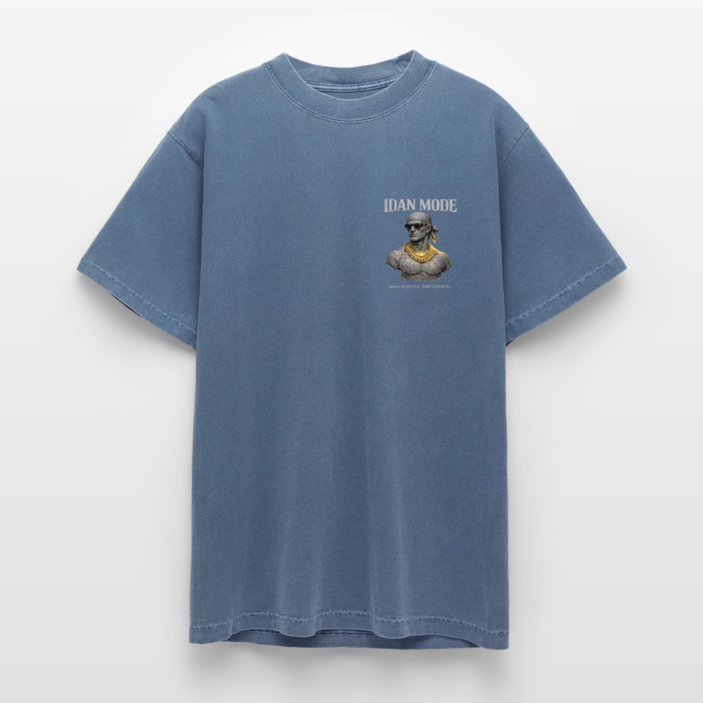 "IDAN MODE" HEAVYWEIGHT WASHED T-SHIRT // FP-B - denim