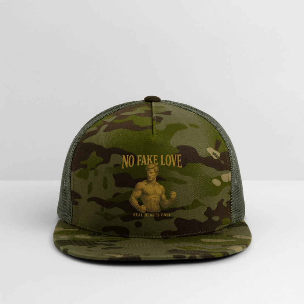 CR - No Fake Love - Real Hearts Only | Trucker Hat shop the vibe at chullosrepublic.com