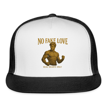 CR - No Fake Love - Real Hearts Only | Trucker Hat shop the vibe at chullosrepublic.com