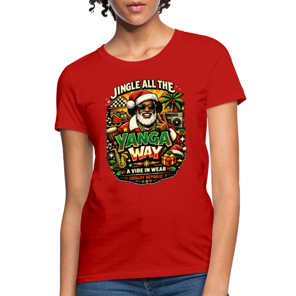 Christmas Yanga | Women's T-Shirt - red