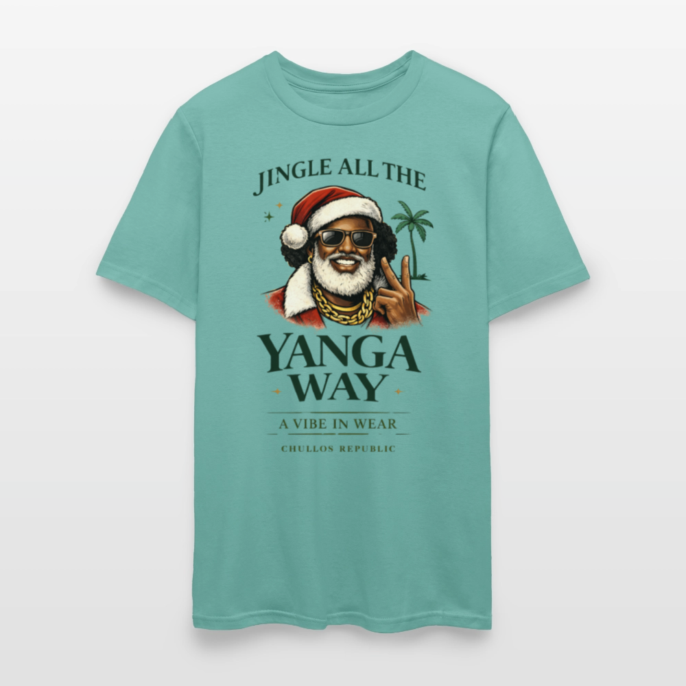 Christmas Yanga way | Men's T-Shirt - aquatic