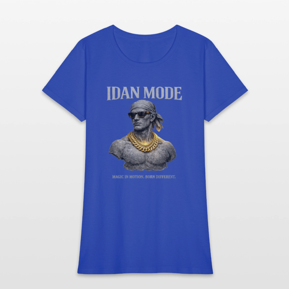 IDAN Mode - Women's T-Shirt | Lagos Streetwear - royal blue