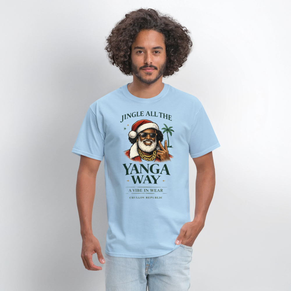 Christmas Yanga way | Men's T-Shirt - powder blue