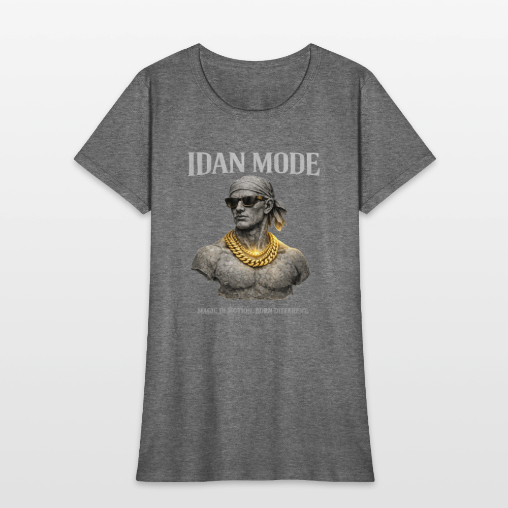 IDAN Mode - Women's T-Shirt | Lagos Streetwear - graphite heather