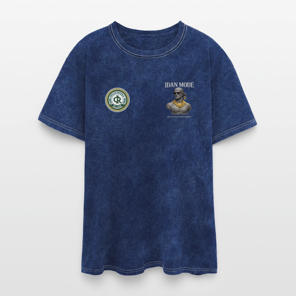 IDAN MODE — The Idan Washed Tee II - mineral navy
