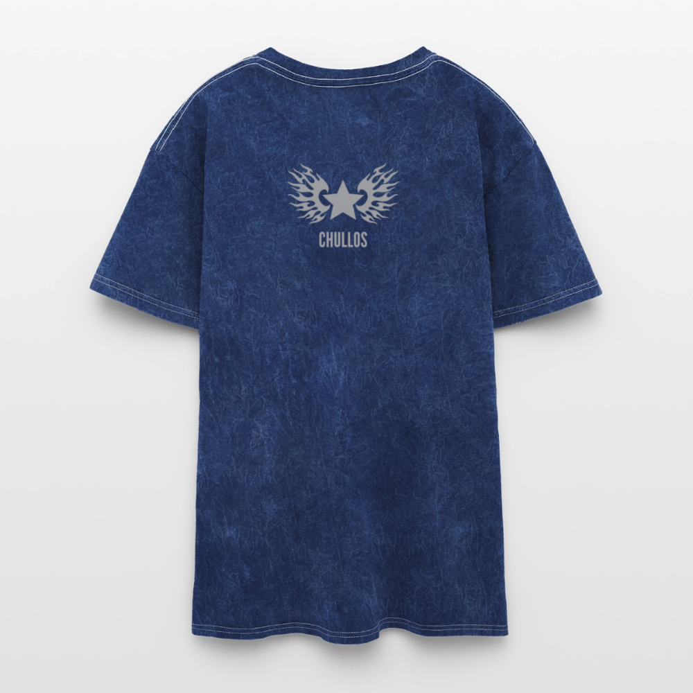 IDAN MODE MINERAL WASH VINTAGE TEE - mineral navy